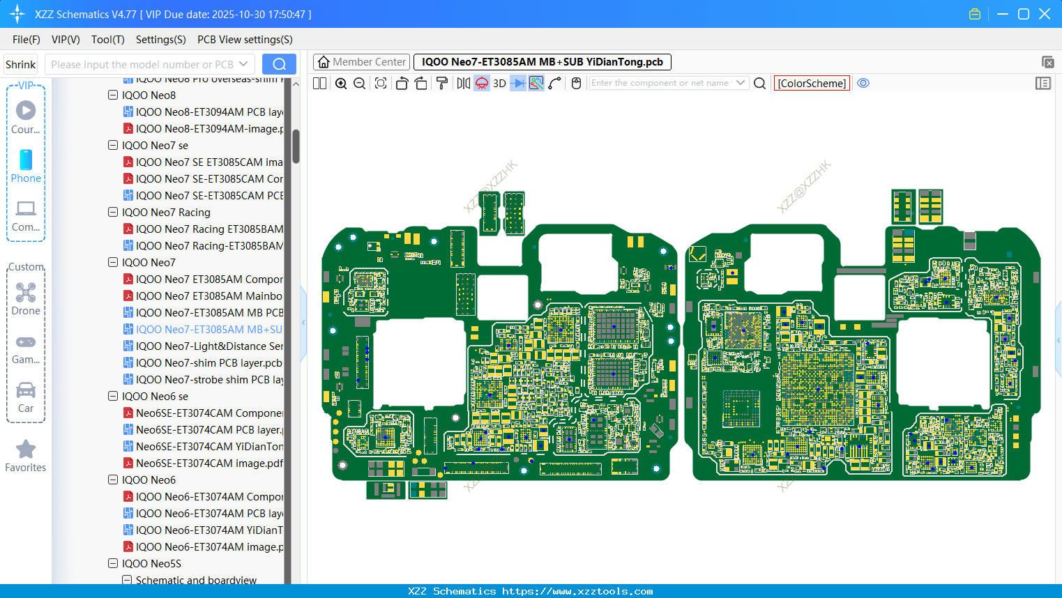VIVO IQOO Neo7-ET3085AM MB+SUB bitmap
